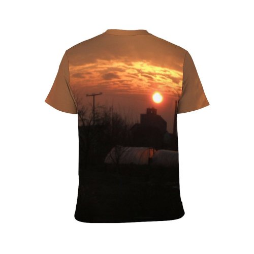 yanfind Adult Full Print T-shirts (men And Women) Landscape Sunset