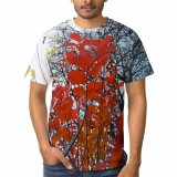 yanfind Adult Full Print Tshirts (men And Women) Leafs Sprig Branch Tree Trees Autumn