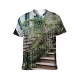 yanfind Adult Full Print T-shirts (men And Women) Apartment Arch Architecture Building City Classic Construction Decor Design Detail District Doorway