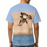 yanfind Adult Full Print T-shirts (men And Women) Flight Bird Sand Freedom Seagulls Beak Eagle Outdoors Wild Fly Wildlife Wing