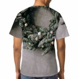 yanfind Adult Full Print T-shirts (men And Women) Art Atmosphere Ball Bauble Branch Celebrate Christmas Coniferous Cozy Craft Creative December