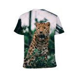 yanfind Adult Full Print T-shirts (men And Women) Big Portrait Giraffe Outdoors Wild Jungle Safari Wildlife Danger Camouflage