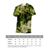yanfind Adult Full Print T-shirts (men And Women) Field Summer Garden Grass Leaf Flower Outdoors Wild Flora Growth Beautiful