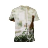 yanfind Adult Full Print T-shirts (men And Women) Banquet Beverage Candle Celebrate Crystal Cutlery Daylight Decor Decorate Decoration Design