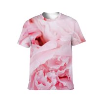 yanfind Adult Full Print T-shirts (men And Women) Beautiful Flowers Blooming Delicate Floral Flower Instagram Story Light Peonies Petals