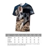 yanfind Adult Full Print T-shirts (men And Women) Dog Fur Portrait Outdoors Adorable Little Puppy Whelp