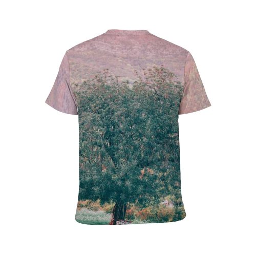 yanfind Adult Full Print T-shirts (men And Women) Bloom Botanic Botany Bush Calm Countryside Cultivate Daylight Daytime Field Flora Floral