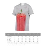yanfind Adult Full Print T-shirts (men And Women) Snow Cup Winter Glass Leaf Breakfast Health Fruit Yogurt Delicious Still
