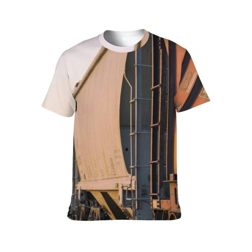 yanfind Adult Full Print T-shirts (men And Women) Area Cargo Cloudless Construction Countryside Destination Direction Drive Freight Industrial Light