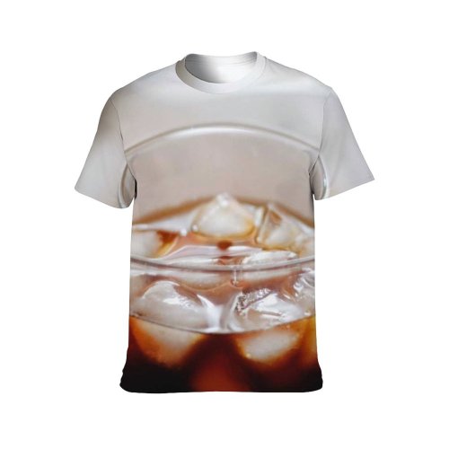 yanfind Adult Full Print T-shirts (men And Women) Wood Cup Bar Cocktail Glass Tea Hot Still Cola Vodka