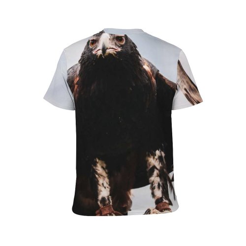 yanfind Adult Full Print T-shirts (men And Women) Beak Eagle Portrait Outdoors Wild Wildlife Daylight Raptor Avian Bald Falconry
