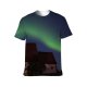 yanfind Adult Full Print T-shirts (men And Women) Light Landscape Space Evening Tree Galaxy Travel Science Outdoors Exploration Astronomy