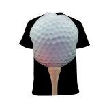 yanfind Adult Full Print T-shirts (men And Women) Ball Fun Health Golfer Leisure Club Recreation Proportion Round Disjunct