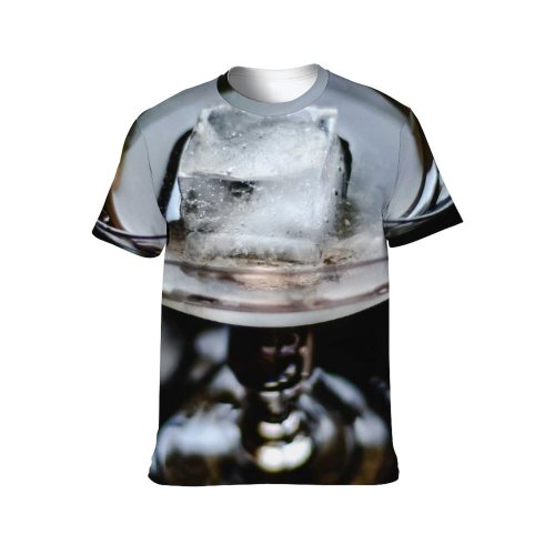 yanfind Adult Full Print T-shirts (men And Women) Winter Reflection Wine Christmas Outdoors Cool Vodka Liquor Tequila