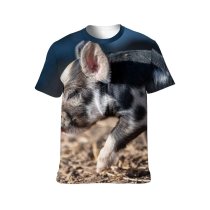 yanfind Adult Full Print T-shirts (men And Women) Dog Fur Portrait Outdoors Adorable Little Puppy Whelp