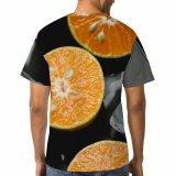 yanfind Adult Full Print T-shirts (men And Women) Appetizing Ceramic Citrus Colorful Concept Delicious Diet Eat Edible Flavor