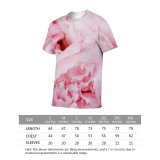 yanfind Adult Full Print T-shirts (men And Women) Beautiful Flowers Blooming Delicate Floral Flower Instagram Story Light Peonies Petals