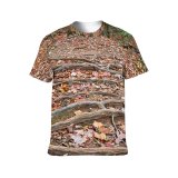 yanfind Adult Full Print Tshirts (men And Women) Fall Forest Trail Hdr Path Pathway Way Grass Passage Passageway Tree Trees