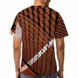 yanfind Adult Full Print T-shirts (men And Women) Dark Ball Design Exercise Web Leather Leisure Wear Recreation Empty Racket Rough