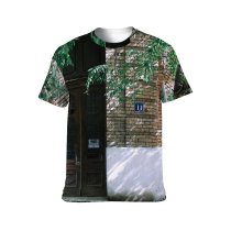 yanfind Adult Full Print T-shirts (men And Women) Apartment Architecture Brick Wall Building City Classic Construction Design Detail District Door
