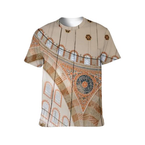 yanfind Adult Full Print T-shirts (men And Women) Art Architecture Travel Ceiling Design Decoration Religion Dome Gold Tourism Ancient