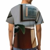 yanfind Adult Full Print T-shirts (men And Women) Apartment Home Cabinet Cupboard Decor Decoration Decorative Detail Dwell Floor Flora Flower
