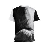yanfind Adult Full Print T-shirts (men And Women) Dog Farm Grass Park Portrait Wild Bull Cow Wildlife Horn Bison Cattle