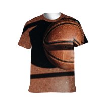 yanfind Adult Full Print T-shirts (men And Women) Ball Basketball Closeup Detail Nobody Sport Sports Sporty Still Streetball Texture
