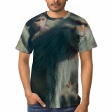 yanfind Adult Full Print T-shirts (men And Women) Cute Fur Portrait Baboon Hairy Wild Funny Family Safari Primate Macaque