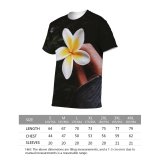 yanfind Adult Full Print T-shirts (men And Women) Bloom Flora Flower Frangipani Petals