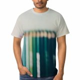 yanfind Adult Full Print T-shirts (men And Women) Wood School Creativity Row Still College Rainbow Crayon Pastel Coloring