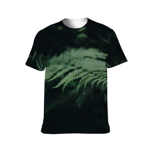yanfind Adult Full Print T-shirts (men And Women) Growth Leaf Plant