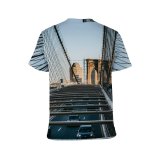 yanfind Adult Full Print T-shirts (men And Women) Architecture Asphalt Auto Automobile Car City Cityscape Construction Contemporary Design Destination