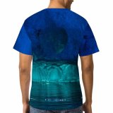 yanfind Adult Full Print T-shirts (men And Women) Calm Waters Cave Dark Floating Frost Frosty Frozen Melting