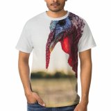 yanfind Adult Full Print T-shirts (men And Women) Attentive Beak Bird Watching Blurred Calm Countryside Creature Daylight Domesticated Ecology