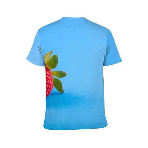 yanfind Adult Full Print T-shirts (men And Women) Berry Delicious Focus Freshness Fruit Healthy Juicy Leaf Ripe