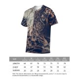 yanfind Adult Full Print T-shirts (men And Women) Big Cat Cage Carnivore Dangerous Eyes Felidae Fur Hunter Leopard Outdoors