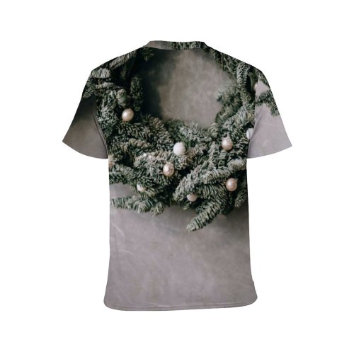 yanfind Adult Full Print T-shirts (men And Women) Art Atmosphere Ball Bauble Branch Celebrate Christmas Coniferous Cozy Craft Creative December