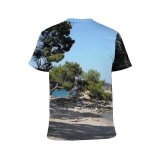 yanfind Adult Full Print Tshirts (men And Women) Antalya Phazelia Ancient City Port Gulf Beach Coast Landscape