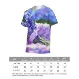 yanfind Adult Full Print T-shirts (men And Women) Aroma Aromatherapy Aromatic Basket Beautiful Blooming Blossoms Bouquet Colorful Field Flowers