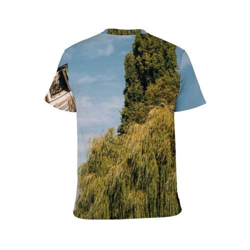 yanfind Adult Full Print T-shirts (men And Women) Architecture Building Cathedral Church City Classic Construction Creek Design Destination