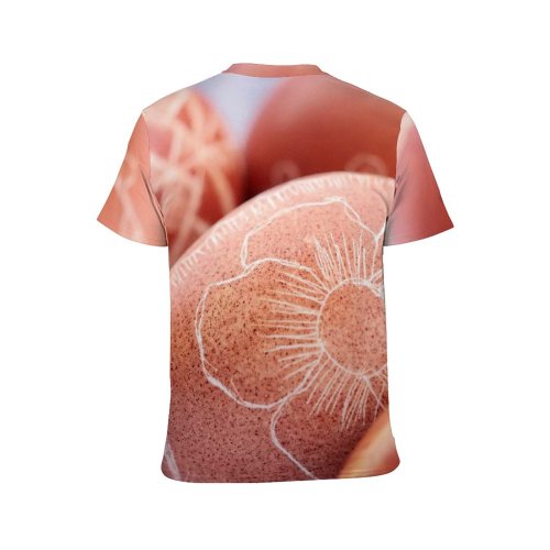 yanfind Adult Full Print T-shirts (men And Women) Wood Vacation Breakfast Easter Egg Chicken Health Traditional Delicious Boiling Nutrition Cholesterol