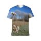 yanfind Adult Full Print T-shirts (men And Women) Landscape Trees Woods Plants Frozen Snow Winter
