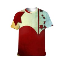 yanfind Adult Full Print Tshirts (men And Women) Hearts Shapes Abstract Grunge Texture Gritty Love Strange