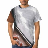 yanfind Adult Full Print T-shirts (men And Women) Wood Dawn Landscape Vacation Coffee Cup Dark Winter Hot Travel Window Reflection