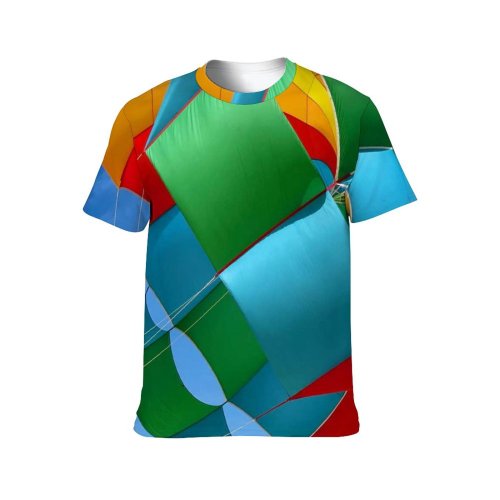 yanfind Adult Full Print T-shirts (men And Women) Flight Flying Vacation Summer Sport Freedom Travel Balloon Fun Adventure Wind