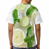yanfind Adult Full Print T-shirts (men And Women) Citrus Cool Delicious Freshness Fruit Glass Health Healthy Icee Juice