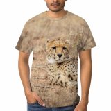 yanfind Adult Full Print T-shirts (men And Women) Grass Fur Cat Outdoors Hunter Wildlife Danger Serengeti Savanna Prey Kruger