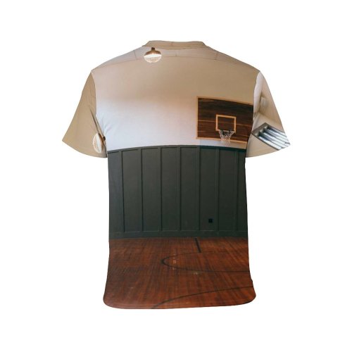 yanfind Adult Full Print T-shirts (men And Women) Architecture Arena Basketball Challenge Club Complex Construction Contemporary Court Empty Endurance Energy