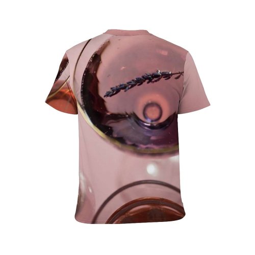 yanfind Adult Full Print T-shirts (men And Women) Dark Alcohol Bar Party Cocktail Glass Luxury Wine Still Liquid